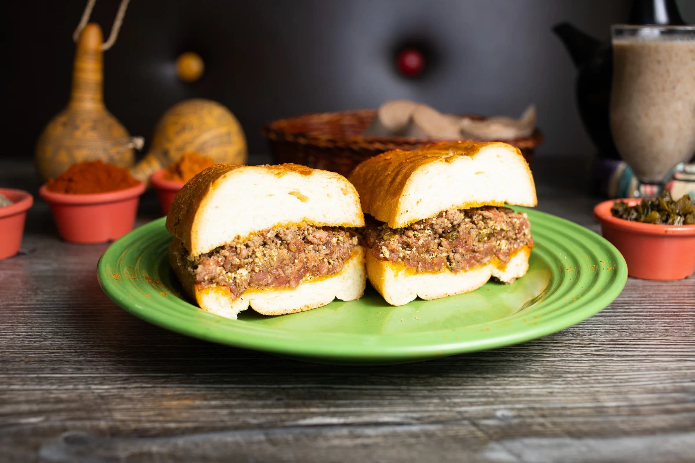 Kitfo Sandwich